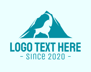 Outdoor - Blue Mountain Goat logo design