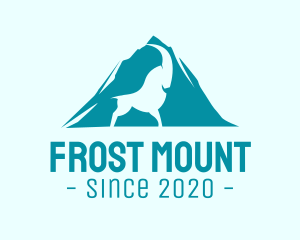 Blue Mountain Goat logo design