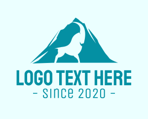 Iceberg - Blue Mountain Goat logo design