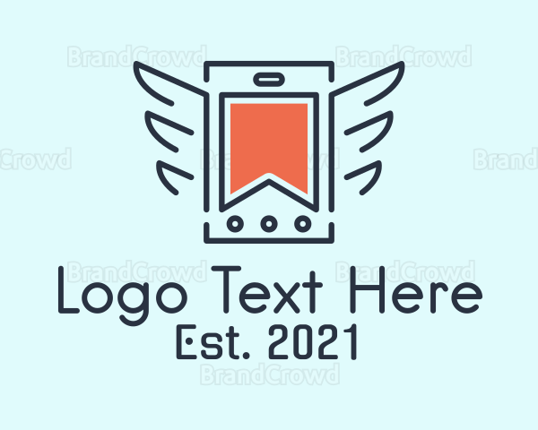 Winged Tech Gadget Logo