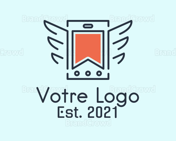 Winged Tech Gadget Logo