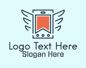 Winged Tech Gadget  Logo