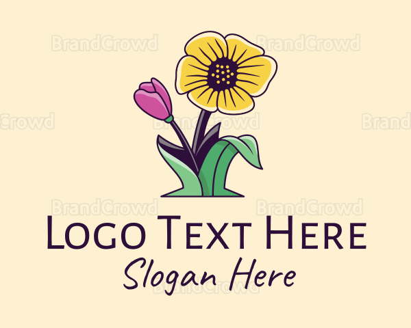 Natural Wild Flowers Logo