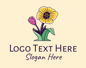 Centerpiece - Natural Wild Flowers logo design