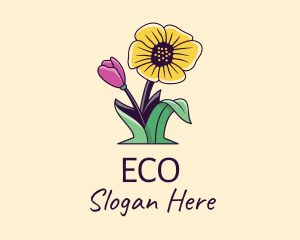 Floral - Natural Wild Flowers logo design