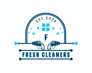 Cleaner Pressure Washer logo design