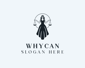 Legal Justice Female Logo