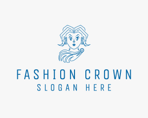 Greek Fashion Lady logo design