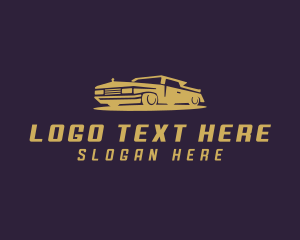 Elegant Car Transportation logo design