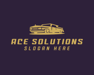 Elegant Car Transportation logo design