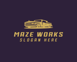 Elegant Car Transportation logo design