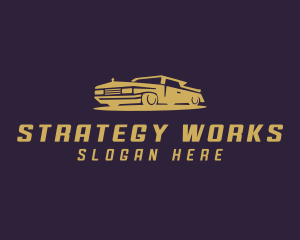 Elegant Car Transportation logo design