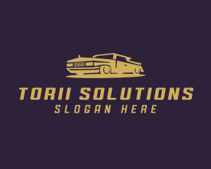 Elegant Car Transportation logo design