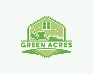 Grass - Grass Lawn Mower logo design