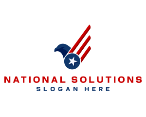 National - American Eagle National Politics logo design