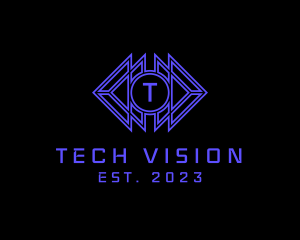 Futuristic - Modern Futuristic Technology logo design