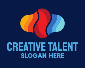 Talent - Colorful Cloud Weather logo design
