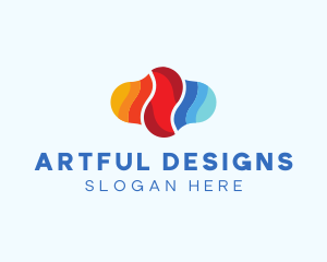 Colorful Cloud Weather logo design