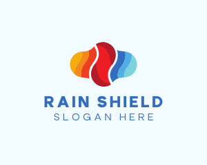 Colorful Cloud Weather logo design