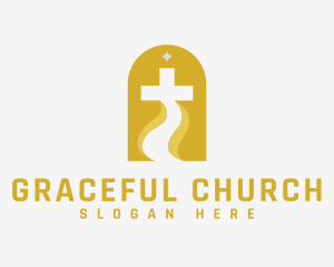 Cross Christian Chapel logo design