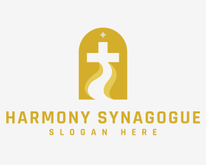 Synagogue - Cross Christian Chapel logo design