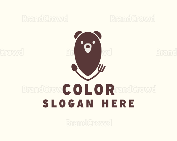 Bear Food Restaurant Logo