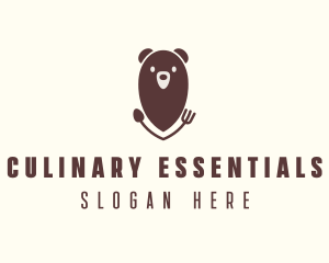 Bear Food Restaurant  logo design