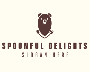 Bear Food Restaurant  logo design