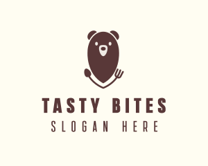 Bear Food Restaurant  logo design