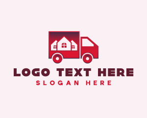 Moving Company - Moving Logistics Truck logo design