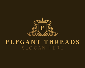 Elegant Luxury Shield logo design