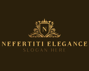 Elegant Luxury Shield logo design