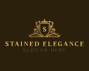 Elegant Luxury Shield logo design