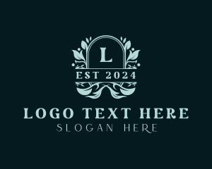 Styling Floral Gardening Logo