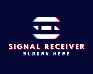 Glitch Technology Letter S logo design