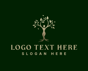 Leaves - Woman Wellness Tree logo design