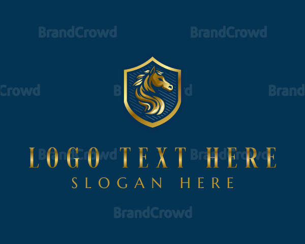 Elegant Horse Stallion Logo