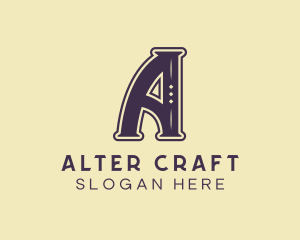 Elegant Antique Artisanal logo design