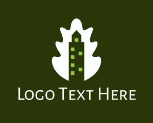 Structure - Oak Leaf Building logo design