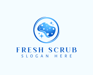 Scrub - Cleaning Scrub Sponge logo design
