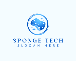 Sponge - Cleaning Scrub Sponge logo design