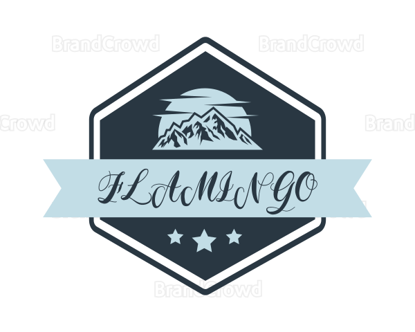 Mountain Nature Badge Logo