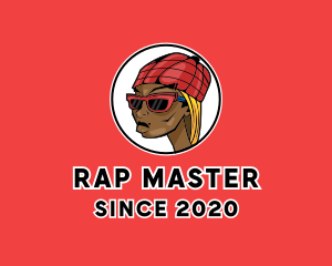 Rap - Hip Hop Woman logo design