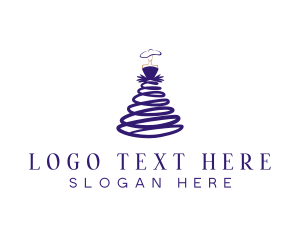 Tailoring - Fashion Gown Model logo design