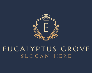 Luxury Shield Crown logo design