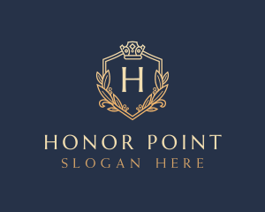 Luxury Shield Crown logo design