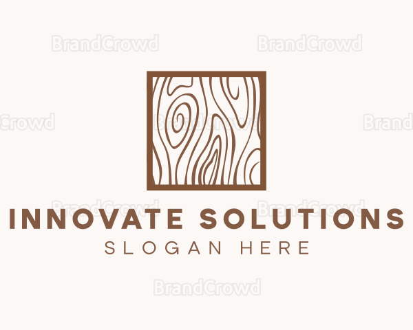 Wood Grain Texture Logo