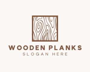 Wood Grain Texture logo design