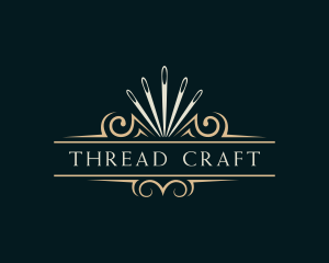 Stitching - Needle Seamstress Stitching logo design