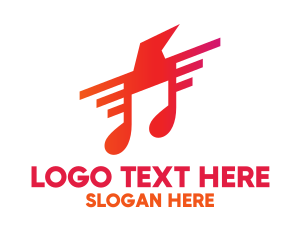 Note - Song Bird Note logo design